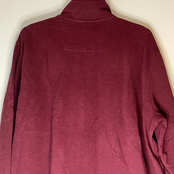 Arrow Men’s 1/4 Zip Maroon Sweater Size Large - Picture 8 of 12